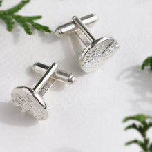 Load image into Gallery viewer, Cypress Leaf Cufflinks
