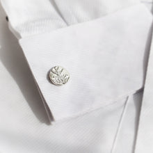 Load image into Gallery viewer, Cypress Leaf Cufflinks
